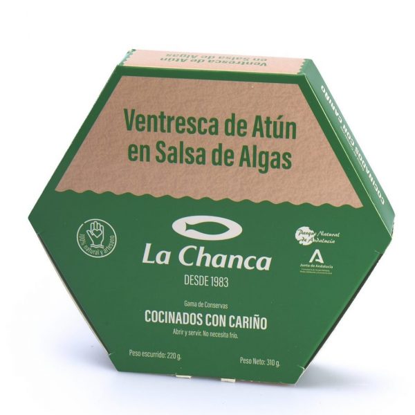 Ventresca de atún en salsa de algas: gama Cocinados con Cariño