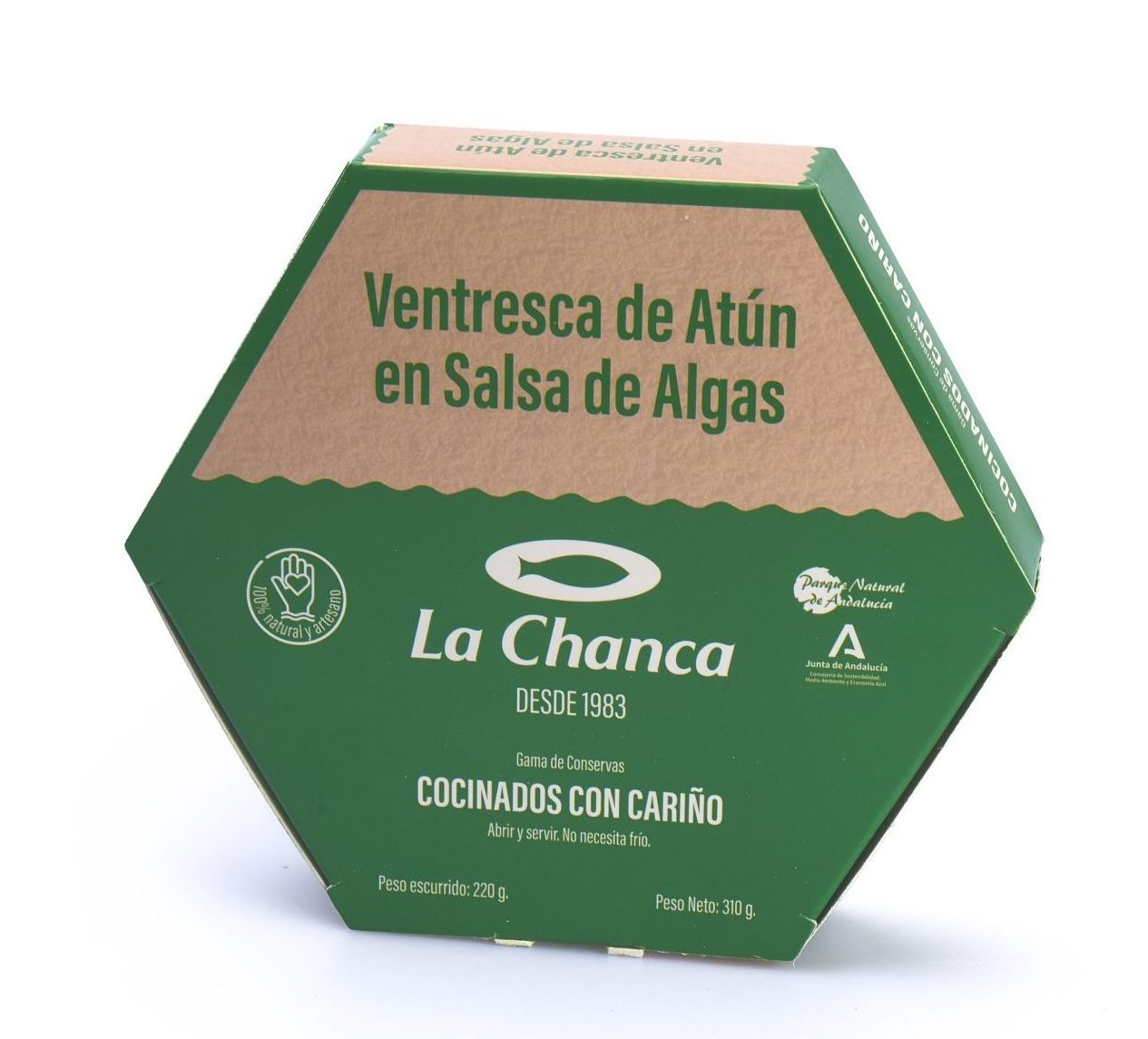 LaChanca-fotos-260629 - Productos - Ventresca de atún con salsa de algas Ventresca de atún en salsa de algas: gama Cocinados con Cariño
