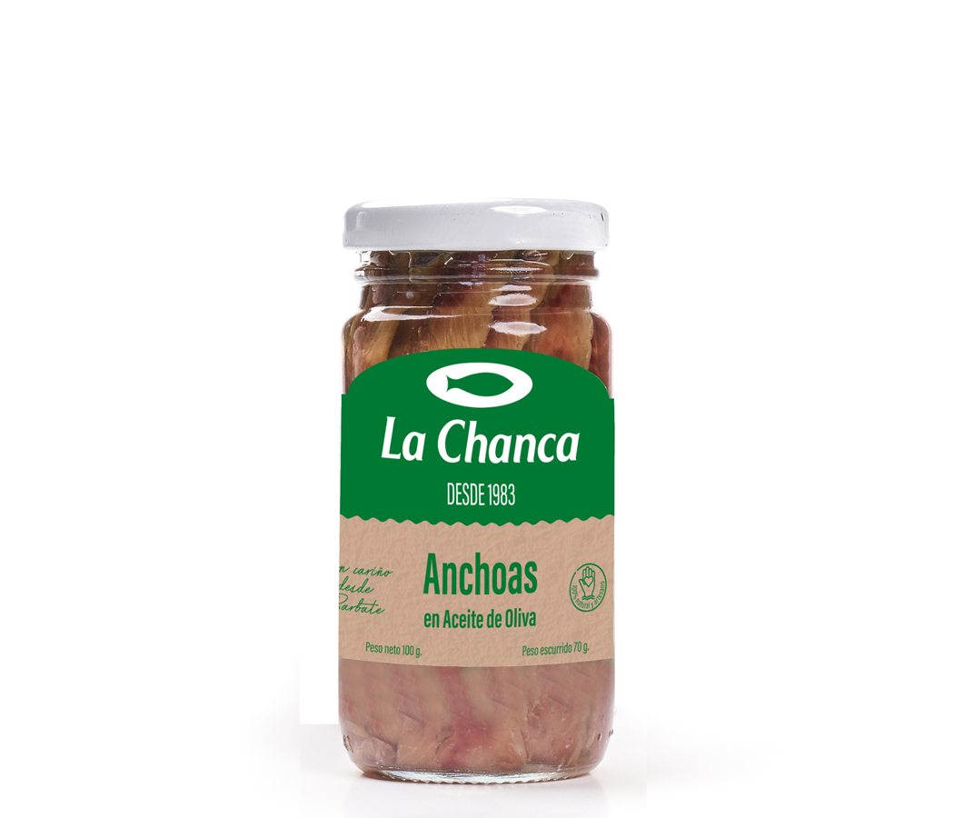 anchoa 105 Tarro pequeño de anchoas en aceite de oliva