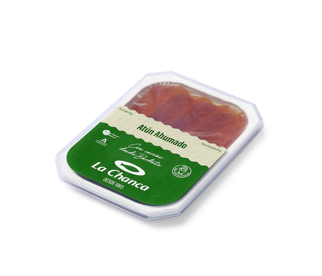 atun ahumado 175 Bandeja pequeña de atun ahumado