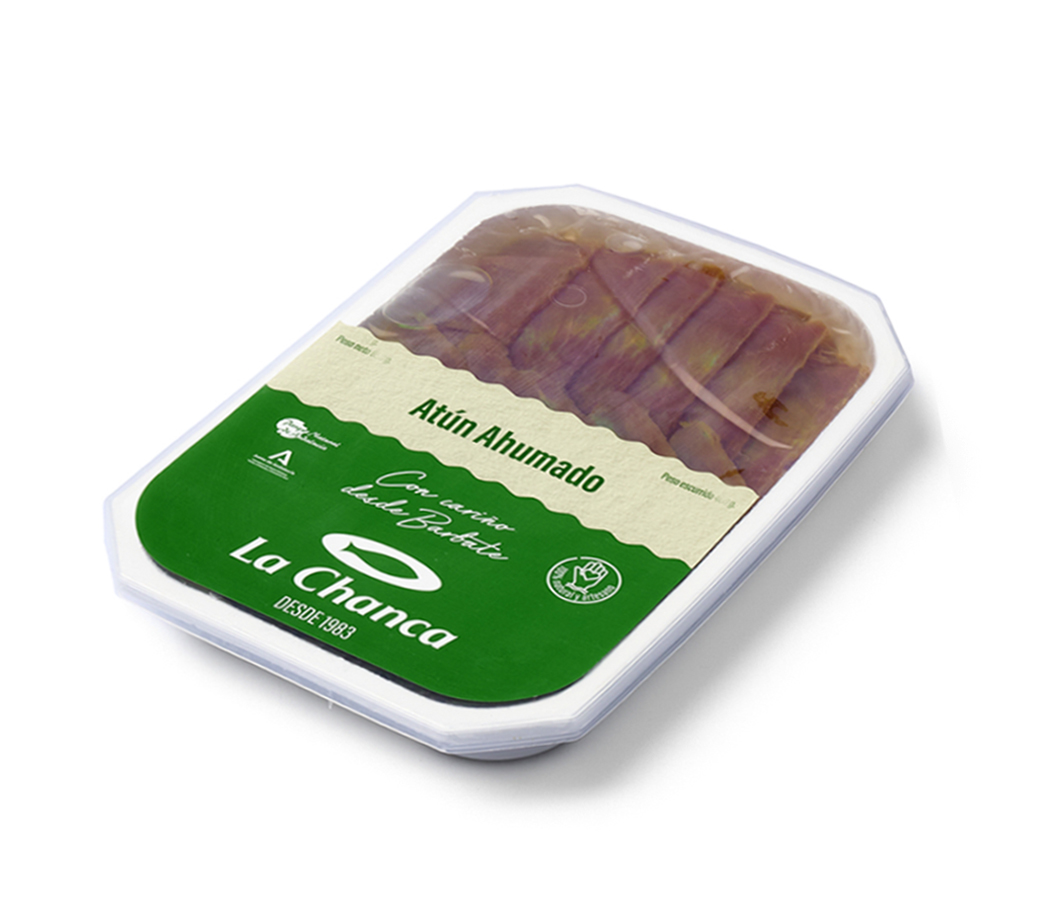 atun ahumado 350-2 Bandeja mediana atun ahumado en aceite