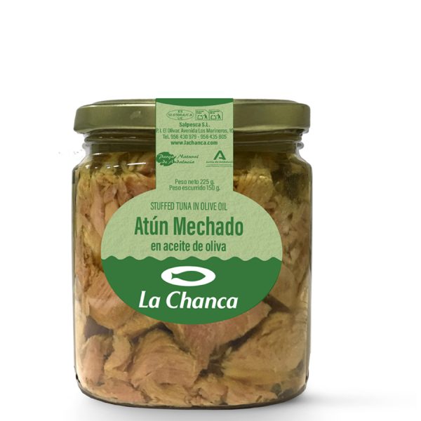 Tarro de atún mechado en aceite de oliva: gama Cocinados con Cariño