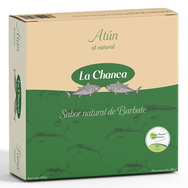 Estuche 500g atun al natural La Chanca