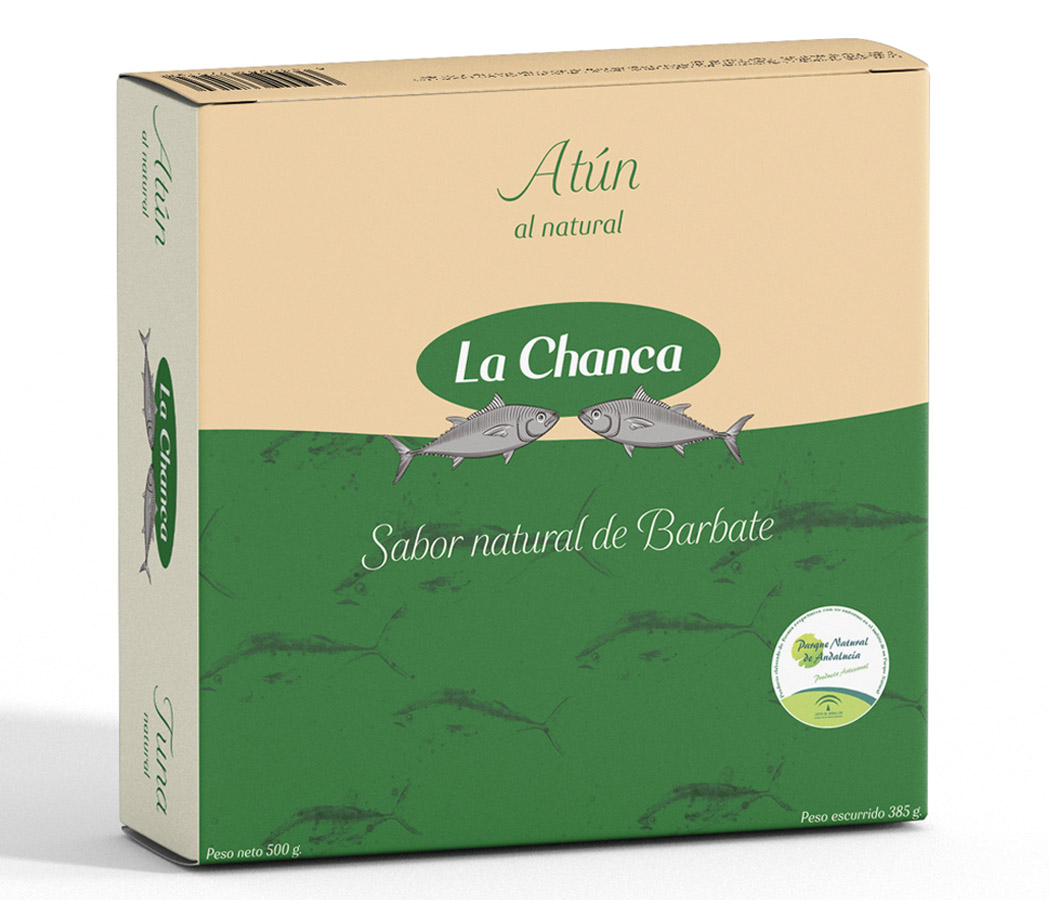 atun natural 550 Estuche 500g atun al natural La Chanca