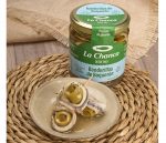 Banderillas de boquerón en plato