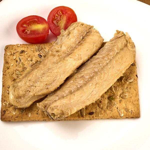 Tosta de filetes de caballa
