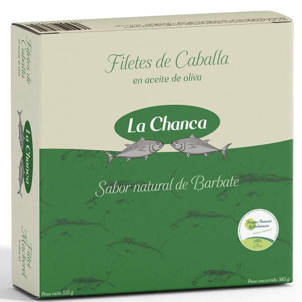Estuche 500g filetes de caballa en aceite de oliva La Chanca