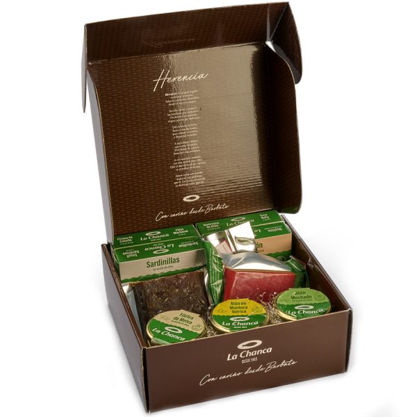 Caja regalo con surtido de conservas y salazones (11 productos)