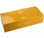 Caja "Tesoro" amarilla cerrada