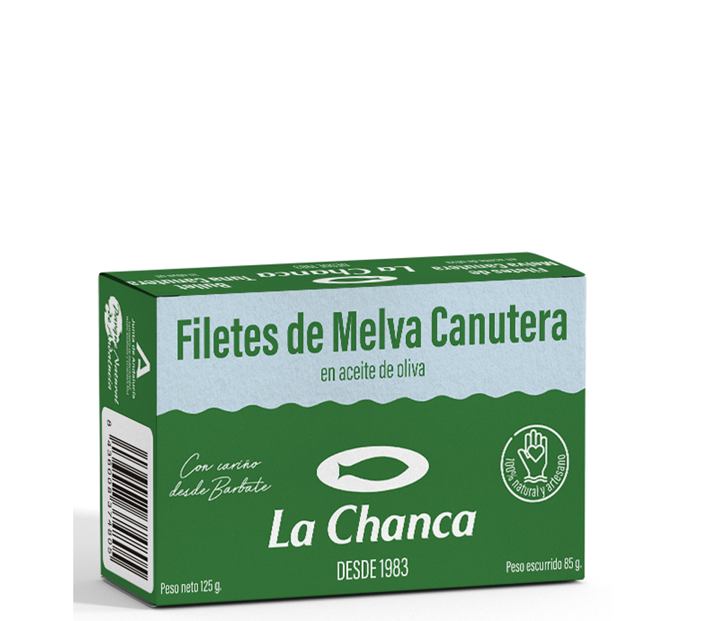 canutera 125 Estuche pequeño de melva canutera en aceite de oliva