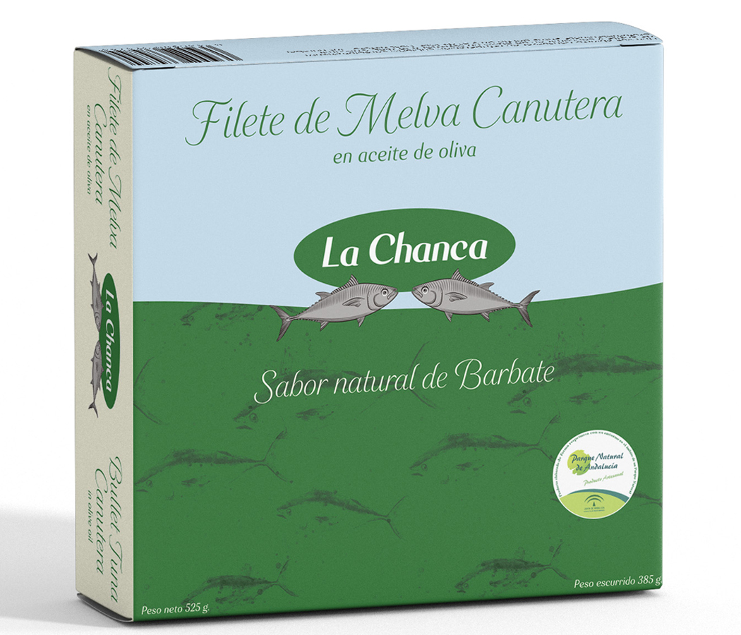 canutera 550g Estuche 500g de melva canutera en aceite de oliva