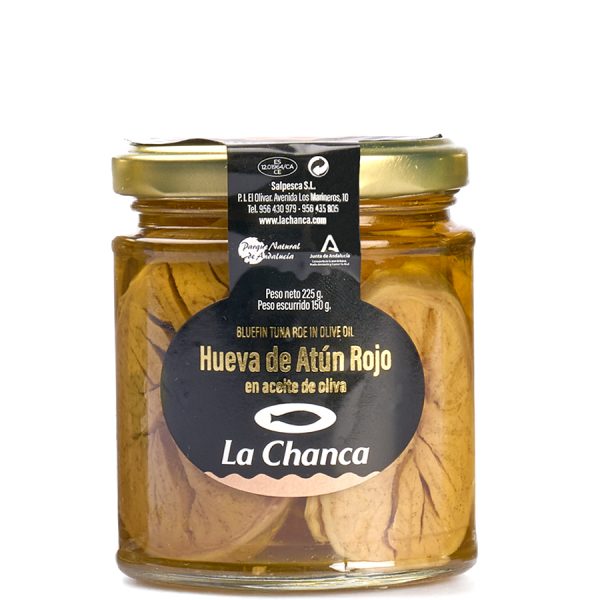 Tarro 225g hueva de atun rojo en aceite de oliva