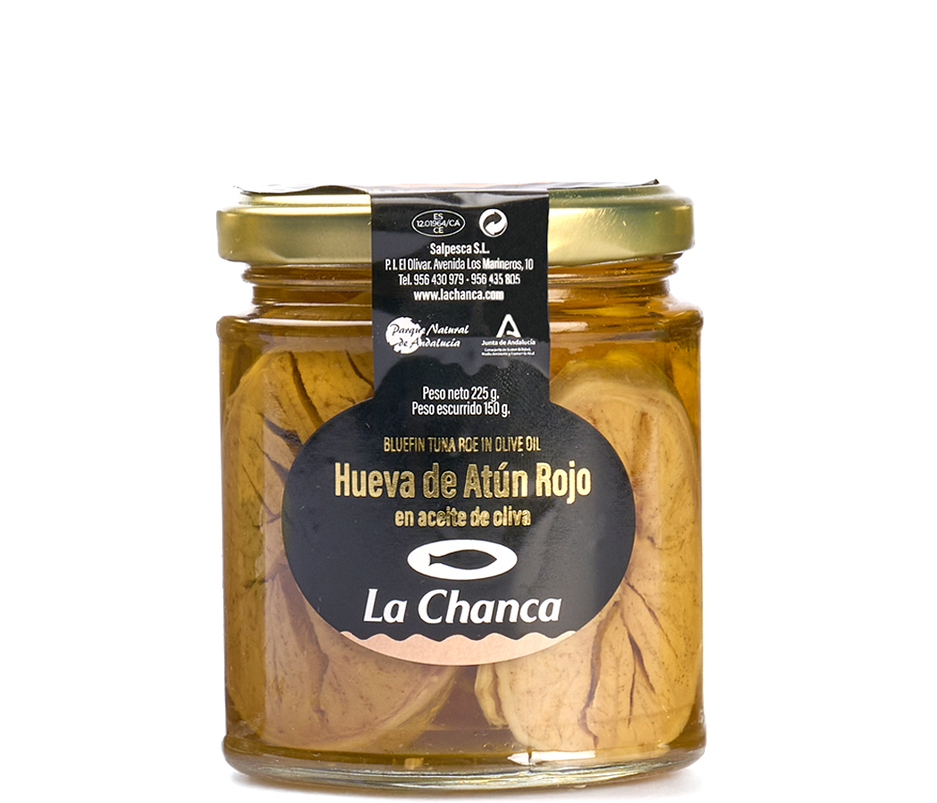 hueva atun rojo 225 Tarro 225g hueva de atun rojo en aceite de oliva