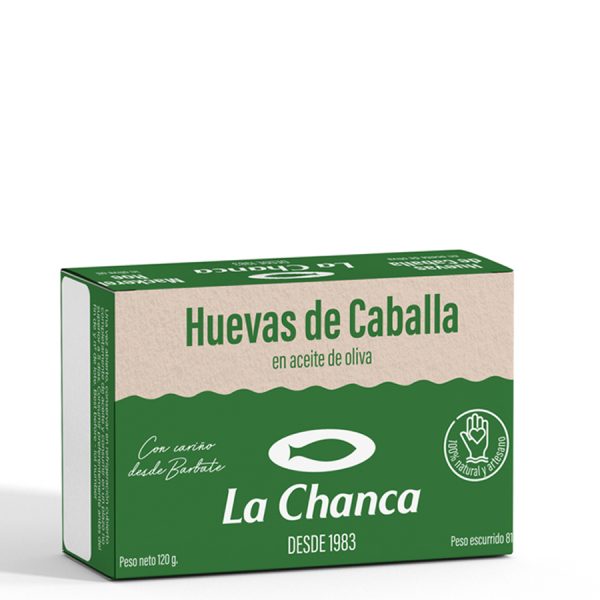 Estuche 125g huevas de caballa en aceite de oliva
