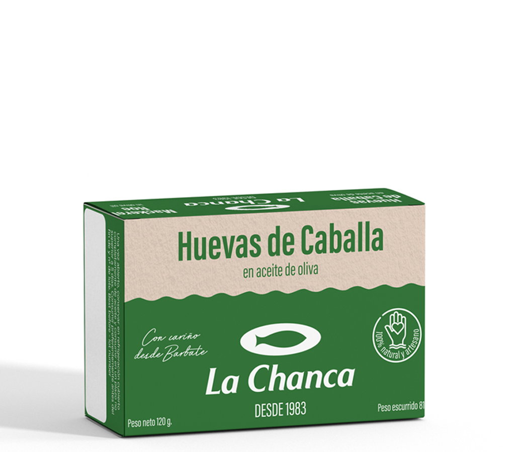 hueva caballa 125 Estuche 125g huevas de caballa en aceite de oliva