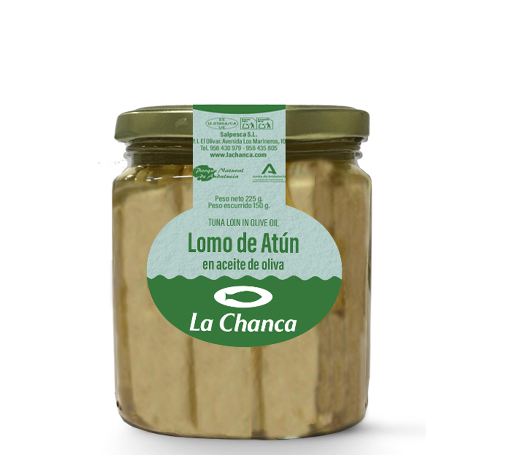 lomo atun 225 2 Tarro 225g lomo de atún en aceite de oliva La Chanca