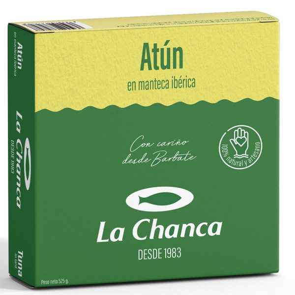 Estuche de atun en manteca iberica La Chanca 525g