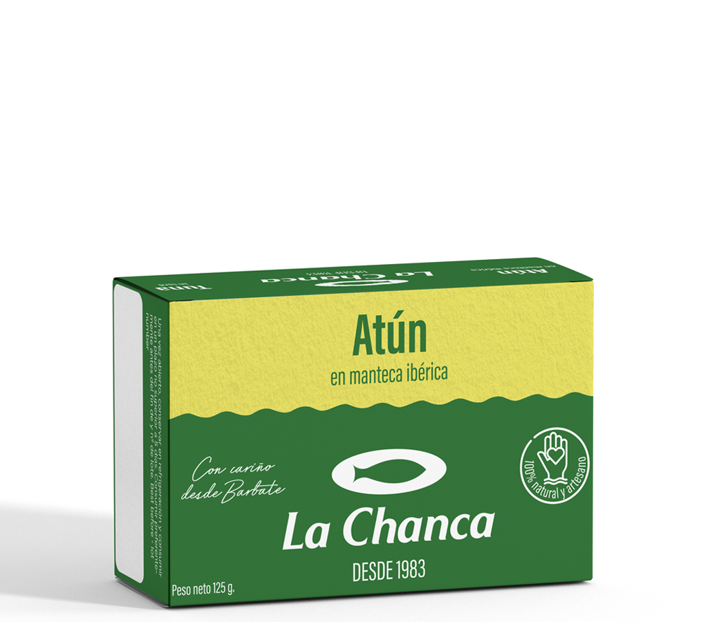 manteca125 Estuche 125g de atun en manteca iberica La Chanca