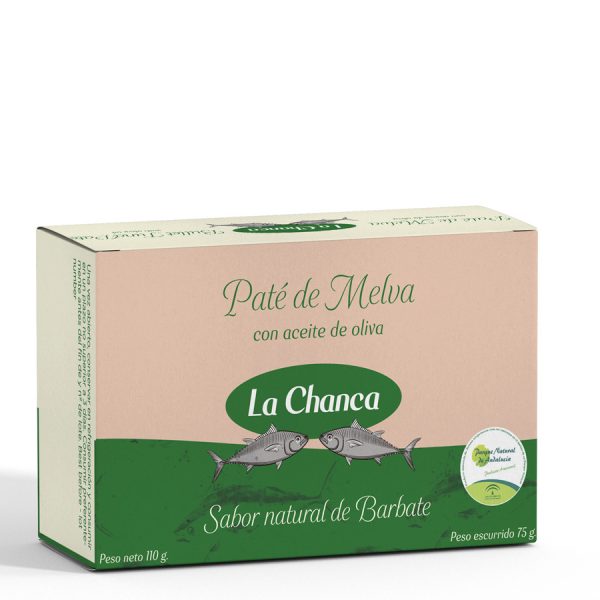 Estuche 125g de paté de melva con aceite de oliva La Chanca