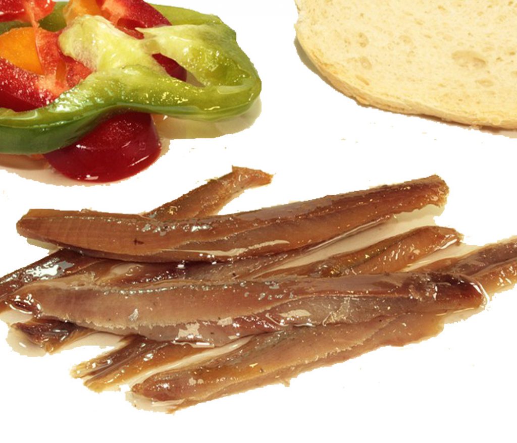 Filetes de anchoa ahumada