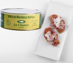 Tostas de atún en manteca ibérica con tomate y tomillo
