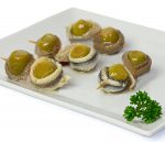 Plato de banderillas de anchoa y boquerón