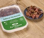 Plato de daditos de atun ahumado