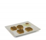 Plato con tostas con paté de atún