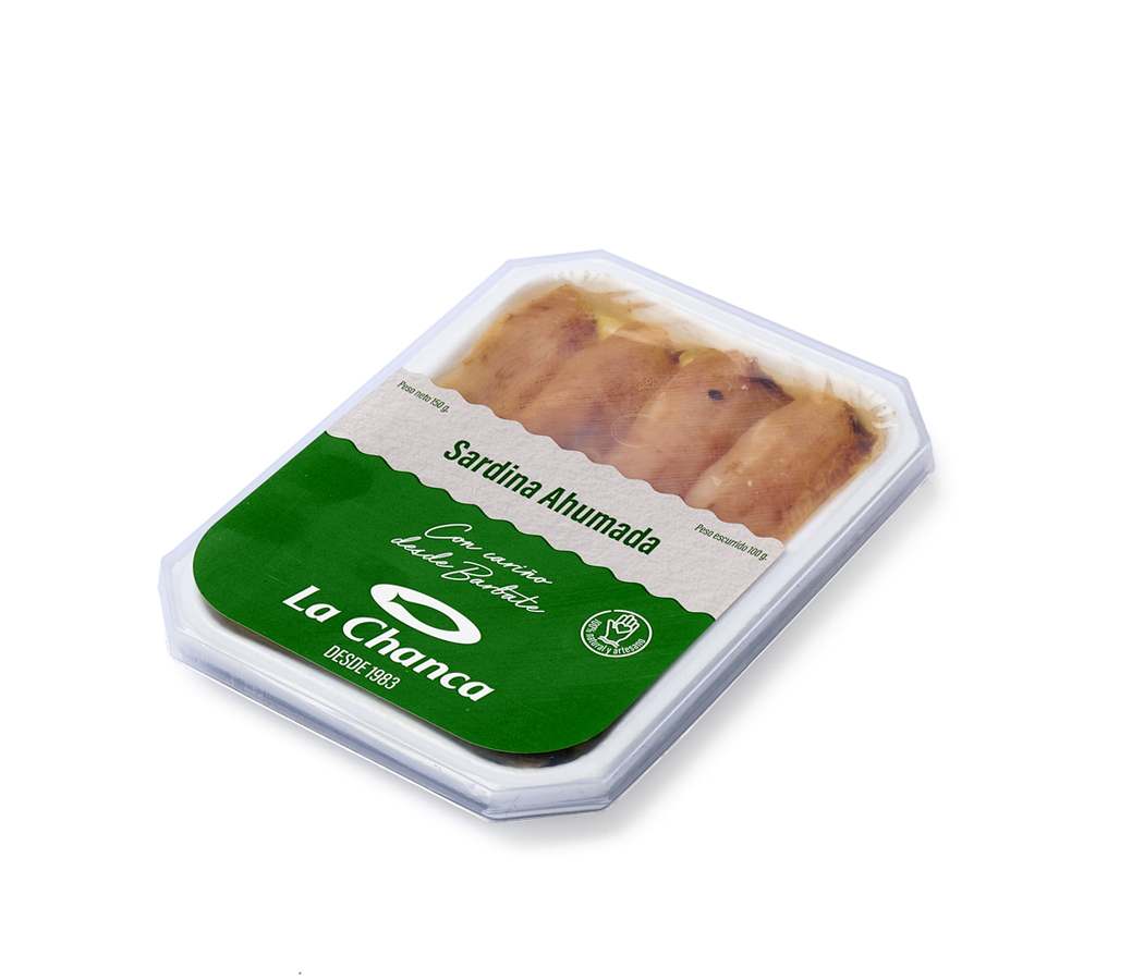 sardina ahumada 150 Bandeja de sardina ahumada pequeña