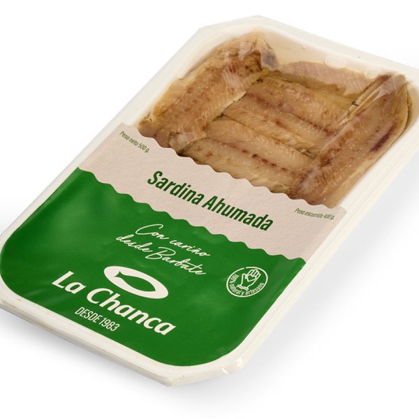 Bandeja de sardina ahumada 500g