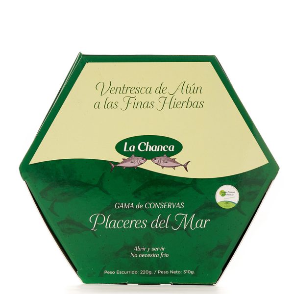 Ventresca de atún las finas hierbas La Chanca: gama Cocinados con Cariño