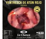 Ventresca de atun rojo semicurada envasada