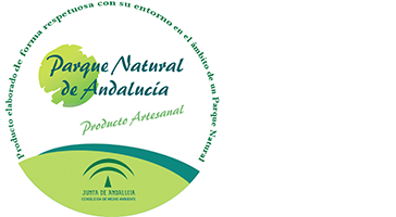 Logotipo de Parque Natural de Andalucía, producto artesanal